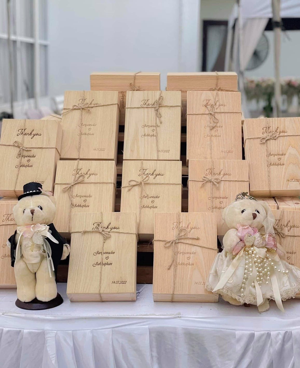 กล่องไม้งาน Wedding