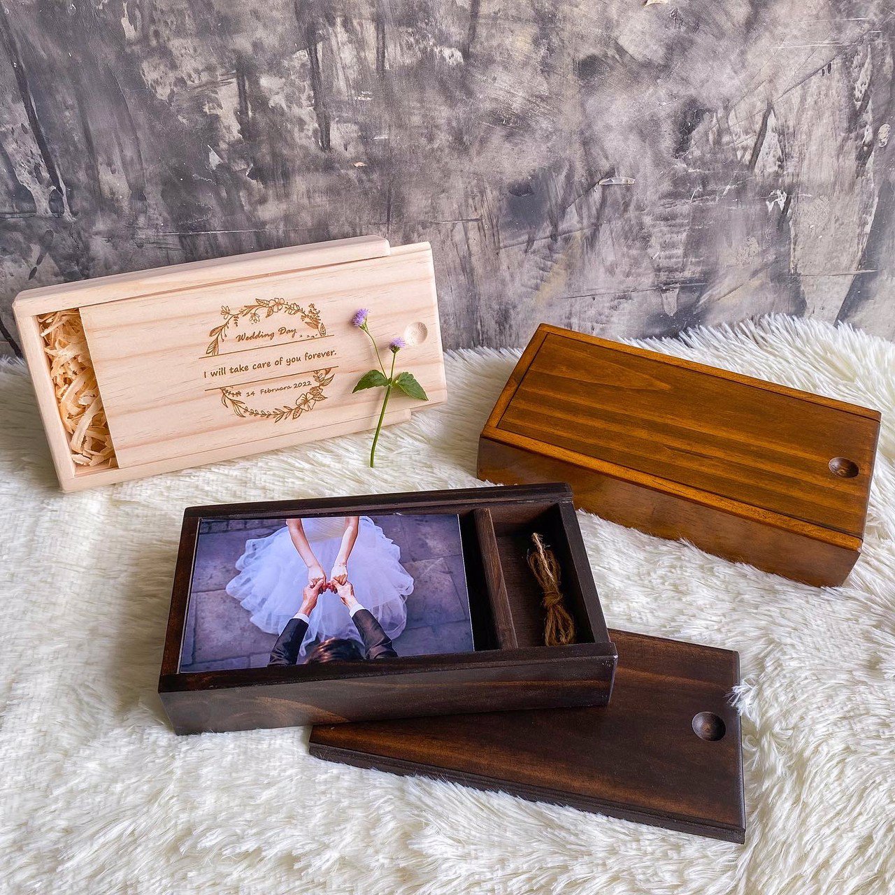 กล่องไม้งาน Wedding