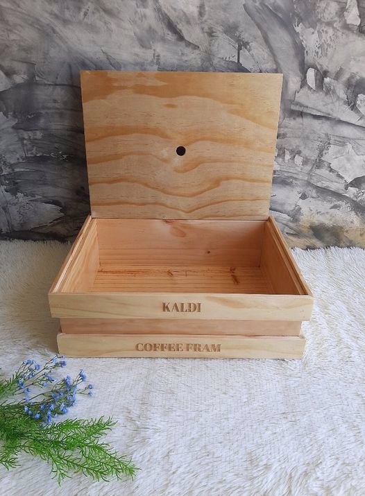 ลังไม้สนใส่ของ