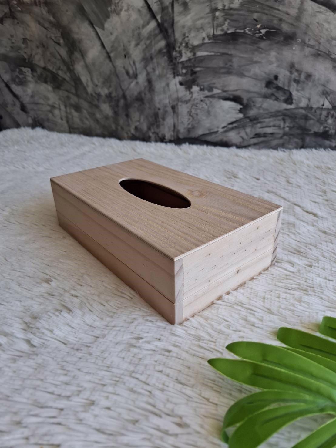 กล่องไม้ใส่ทิชชู