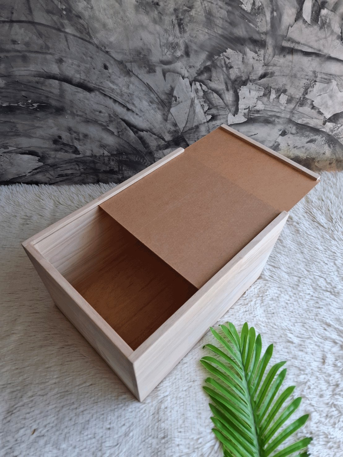 กล่องไม้ยางพาราประสาน