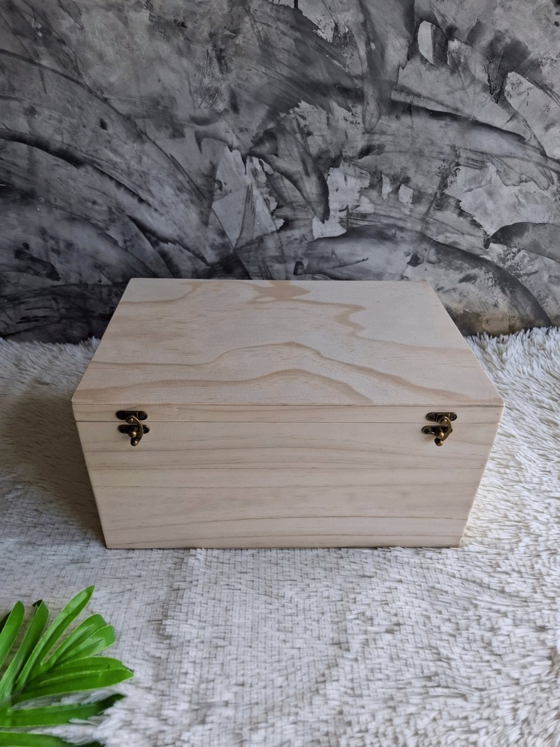 กล่องไม้แบบฝาล็อค