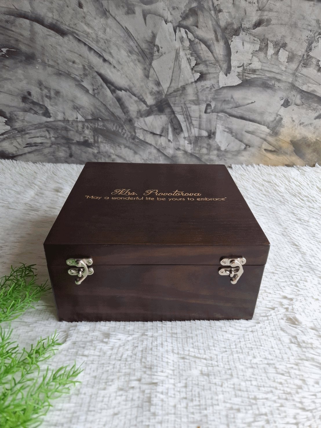 กล่องของขวัญจากงานไม้