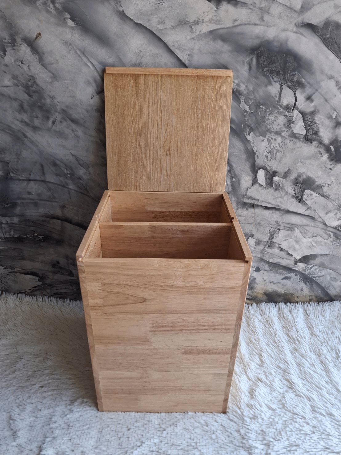 กล่องไม้ยางพาราแบบฝาสไลด์