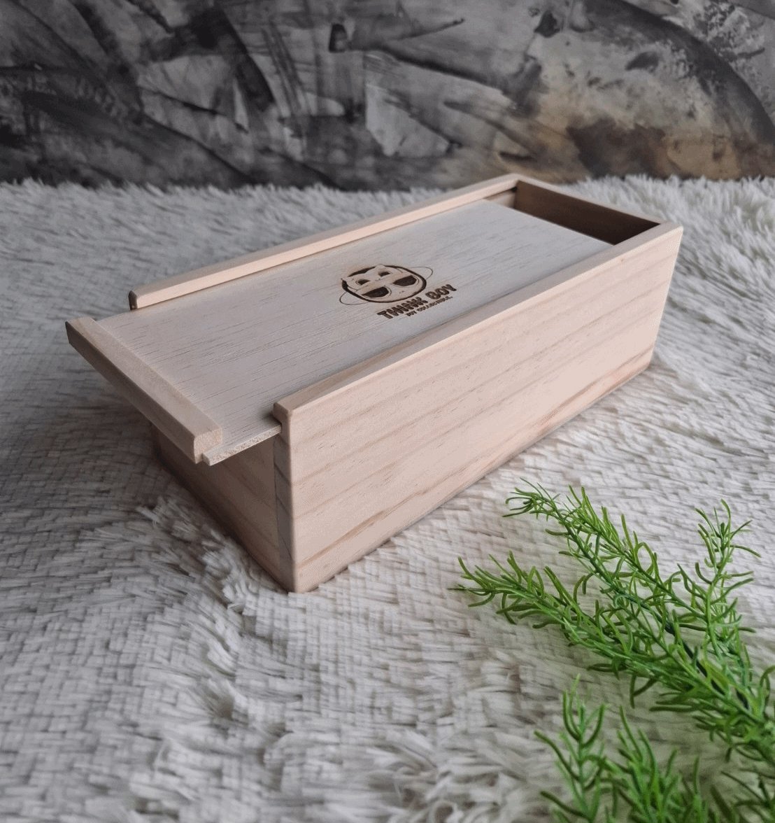 กล่องไม้ฝาสไลด์