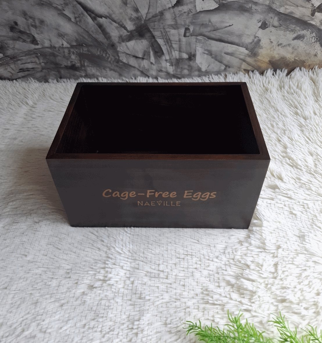 ถาดไม้สน 