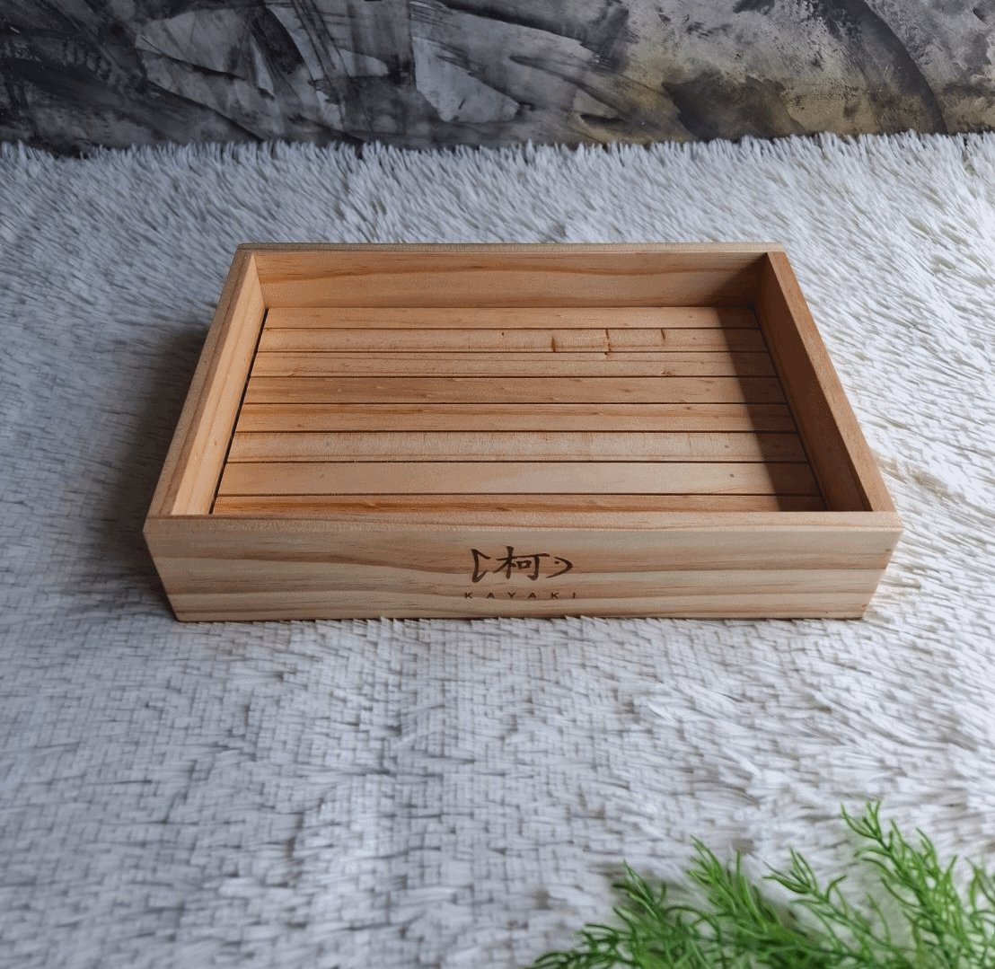 ถาดไม้ใส่อาหาร