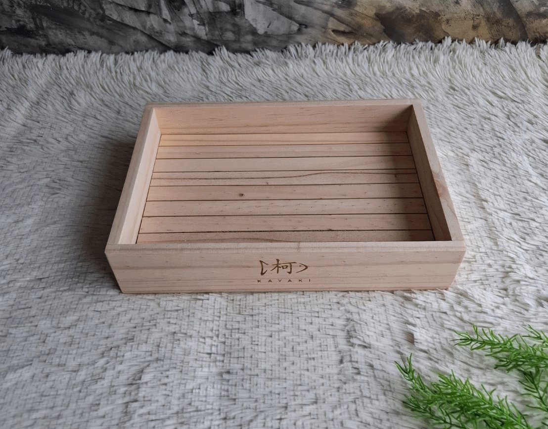 ถาดไม้ใส่อาหาร(ใหญ่)