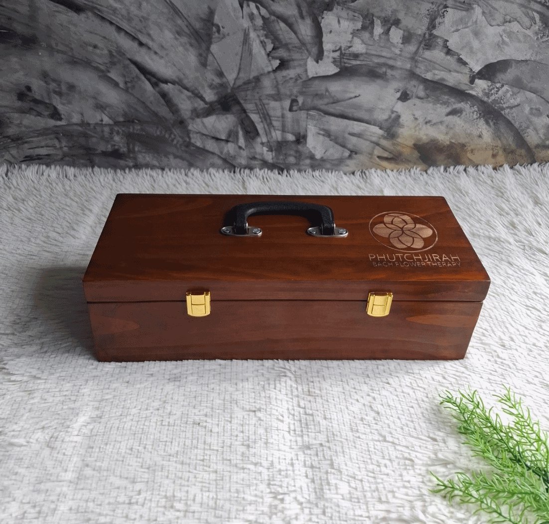 กระเป๋ากล่องไม้