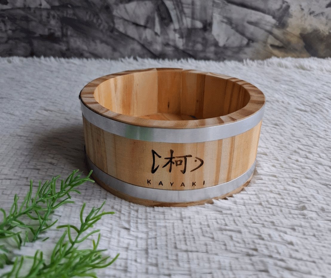 ถาดไม้ใส่ข้าว