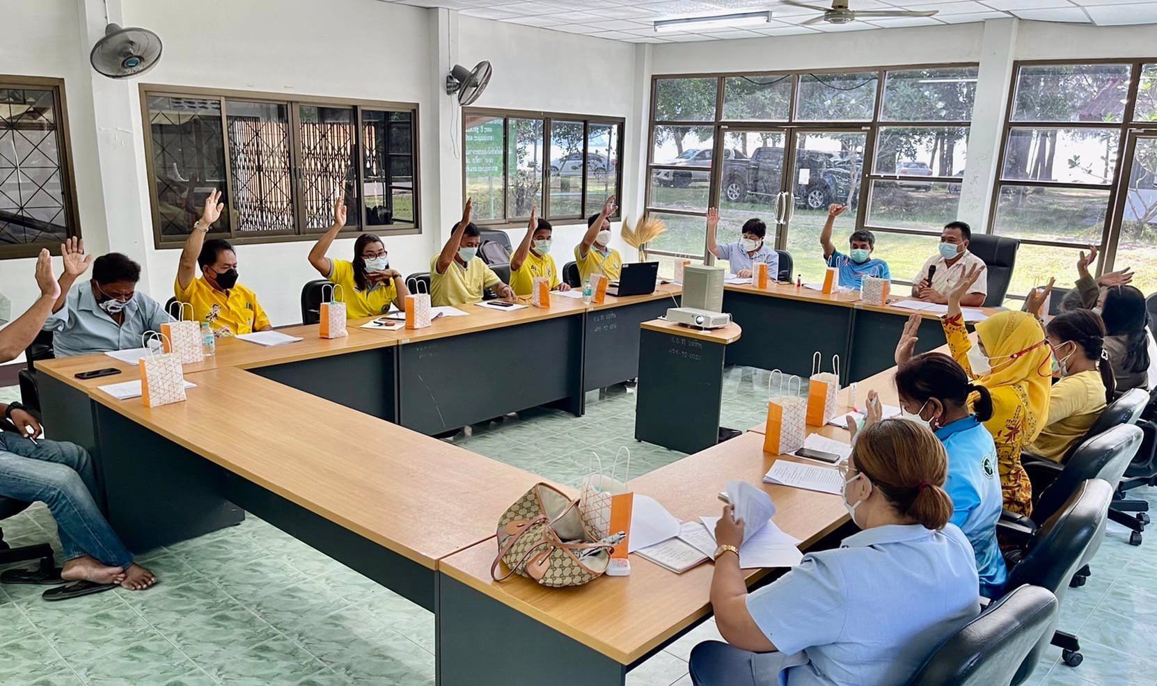 การประชุมกองทุนหลักประกันสุขภาพ อบต.บ่อหิน